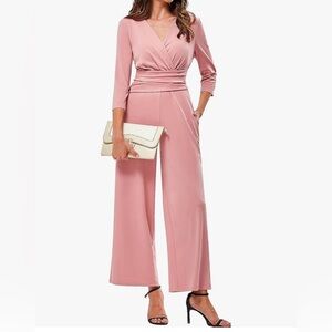 NWT PINK JUMPSUIT-S